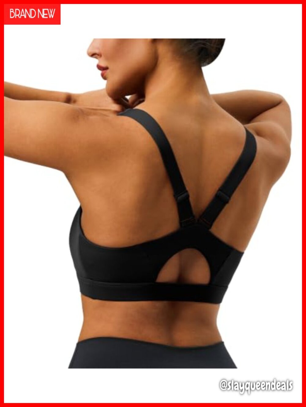 Women's Sports Bra Medium Support Adjustable Straps Y-Back Padded
